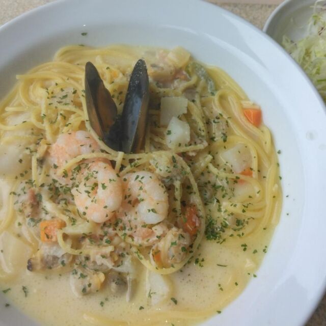 6/24，25の日替わりランチは
『チャウダー風スープスパゲッティ』です

📌数量限定📌
【ドリンクバー付き1,000円】

ご来店をお待ちしてます

ランチタイム/11時〜14時30分 L.O14時

#スープスパゲッティ
#黒川郡大和町#大和町

#日替わりランチ
#ランチ#日替わりメニュー
#今日のランチ